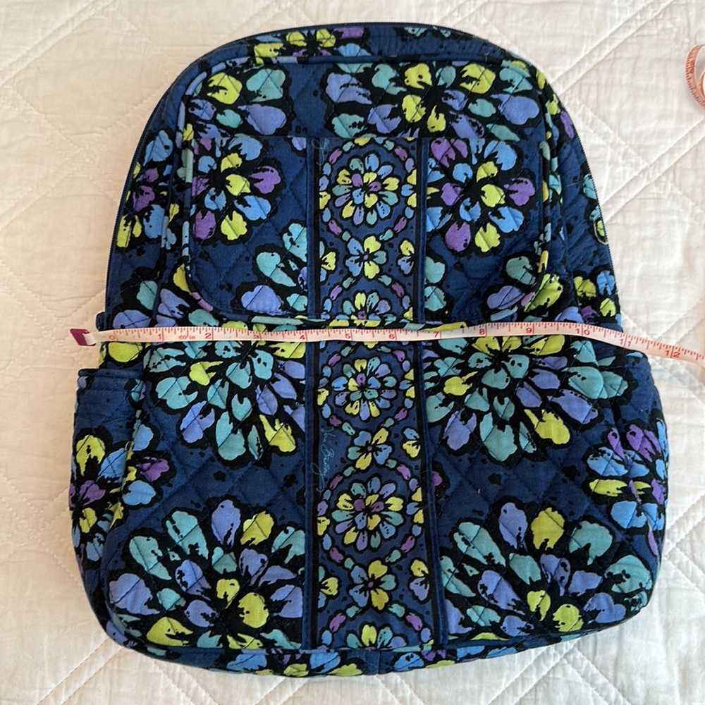 Vera Bradley Indigo Pop 💙 Backpack Purse Bag - Picture 5 of 6